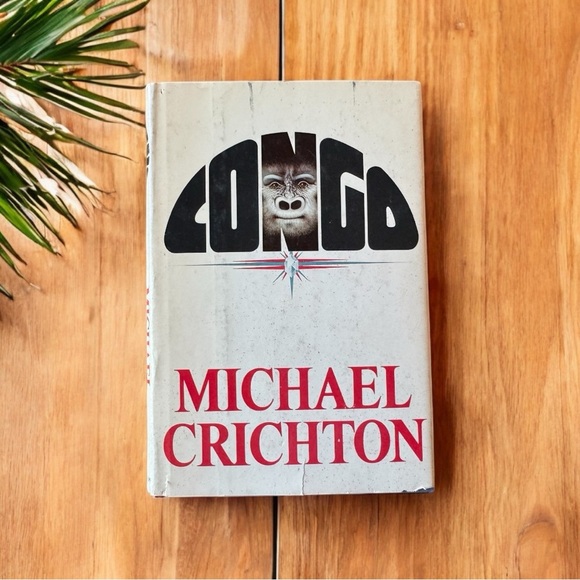 VINTAGE 1980 Congo by Michael Crichton - Book Club Edition - Picture 1 of 9